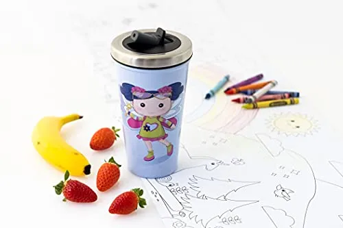 Galbyn Designs Unicorn Kids Cup With Straw 16 Oz Screw