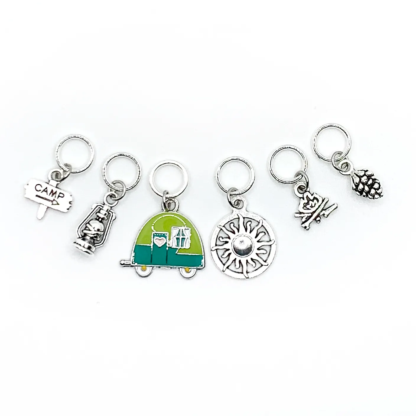 Go Camping Stitch Markers | Gift for Knitters