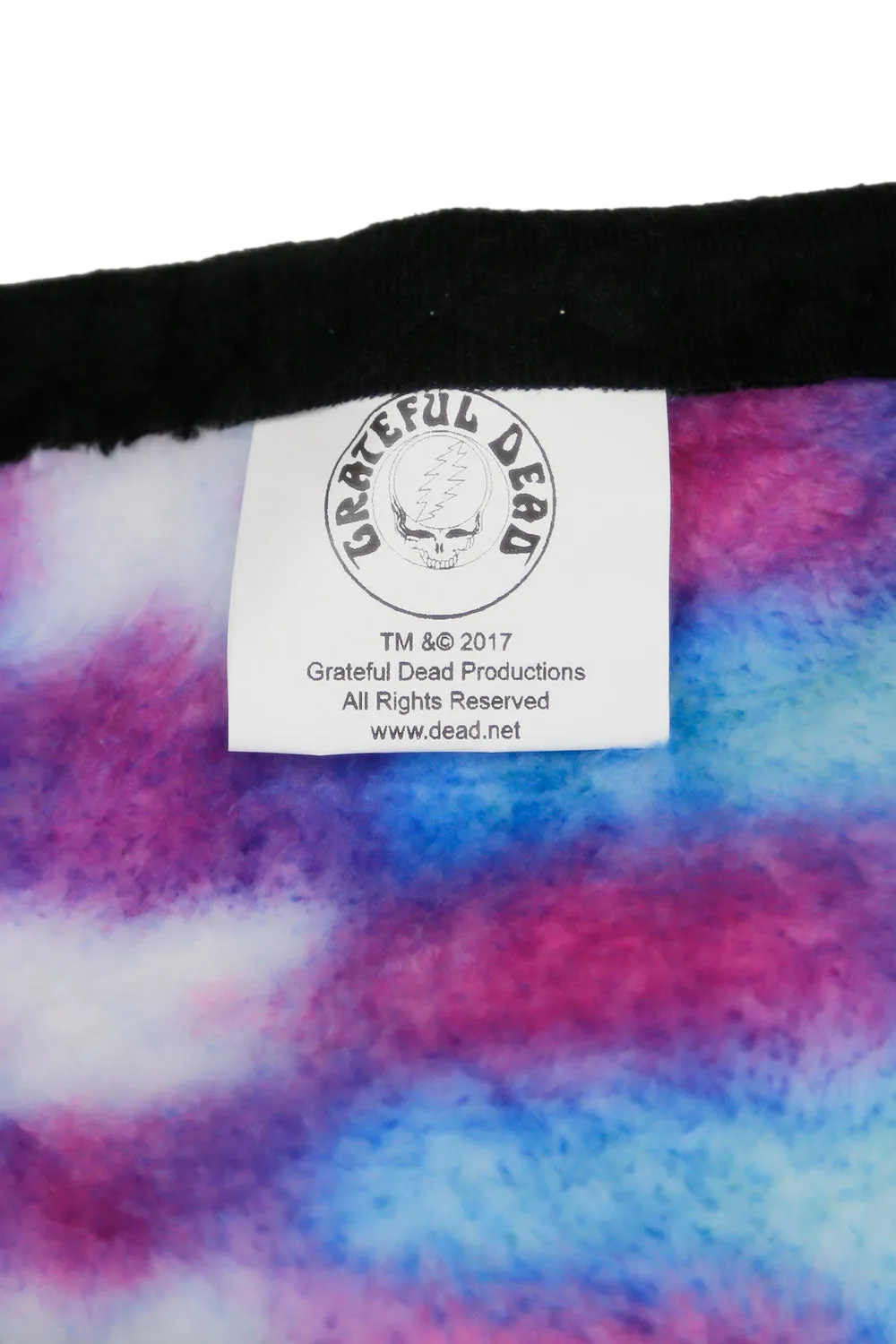 Grateful Dead Tie Dye Bears Fleece Throw Blanket