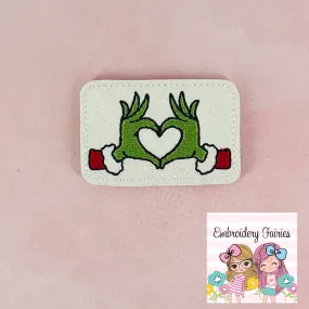 Grouch Heart Hands  Feltie Design