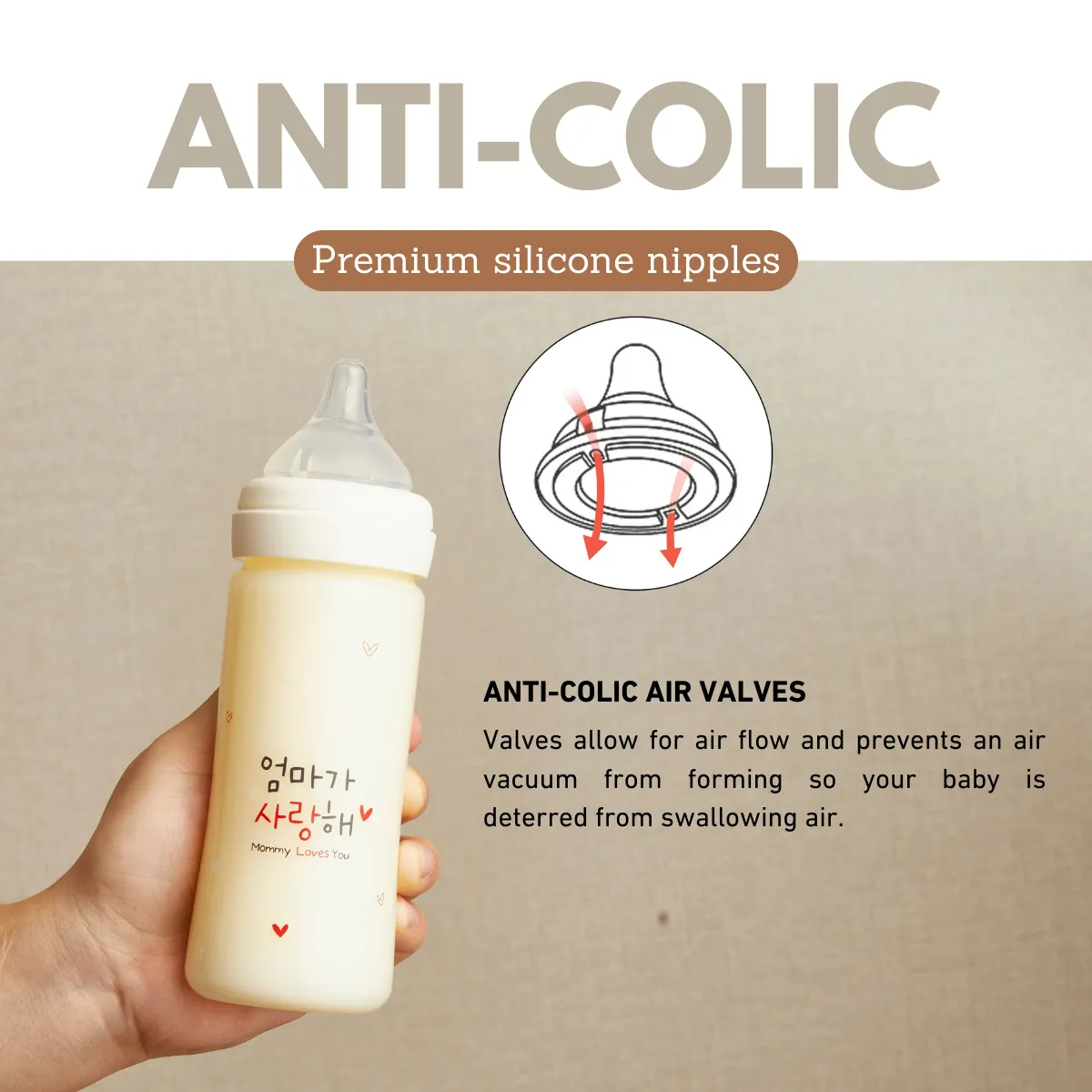 Haenim All-in-One PA Bottle 270ml | Baby Bottle | Sippy Cup | Made in Korea