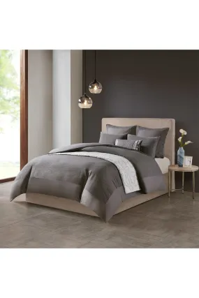 Hanae Gray Duvet Cover Set