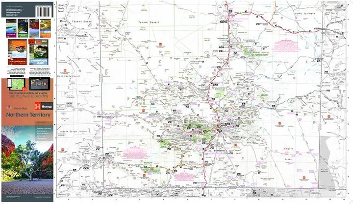 Hema Northern Territory Handy Map