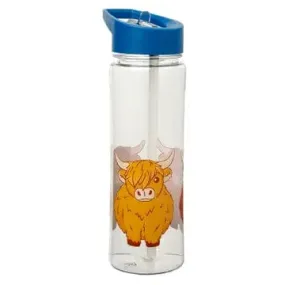 Highland Cow Waterbottle BPA Free Plastic