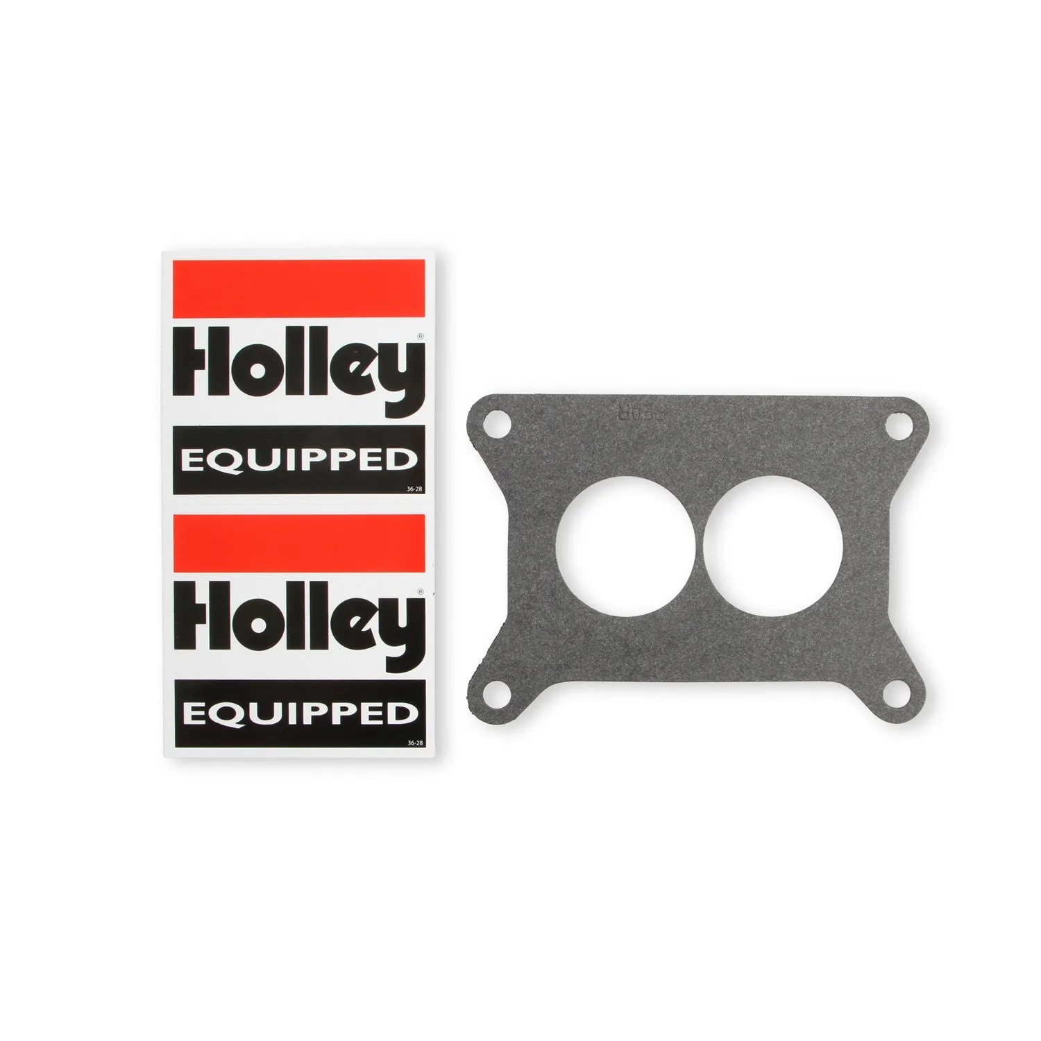 Holley OEM Muscle Car 500 CFM 2-Barrel Carburetor - Holley Flange - Remote Choke - Single Inlet - Chromate - Six Pack Outboard Carb