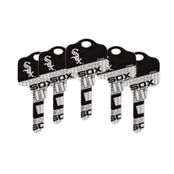 Ilco - MLB TeamKeys - Key Blank - Chicago White Sox - SC1 (5 Pack)