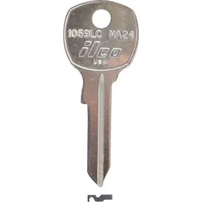 ILCO National Nickel Plated File Cabinet Key, NA24 (10-Pack)