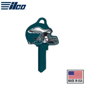 Ilco - NFL TeamKeys - Helmet Edition - Key Blank - Philadelphia Eagles - KW1 (5 Pack)