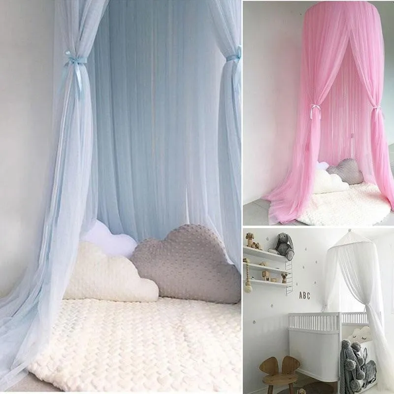 Kid Bedding Mosquito Nets Romantic Baby Girl Round Bed Mosquito Net Beds Cover Bed Canopy For Kid