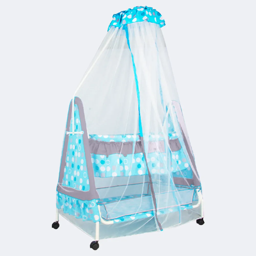 Kiddery Aurora | Baby Cradle | Blue