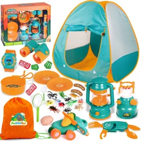 Kids Camping Play Tent 35 PCS with Accessories-Wholesale