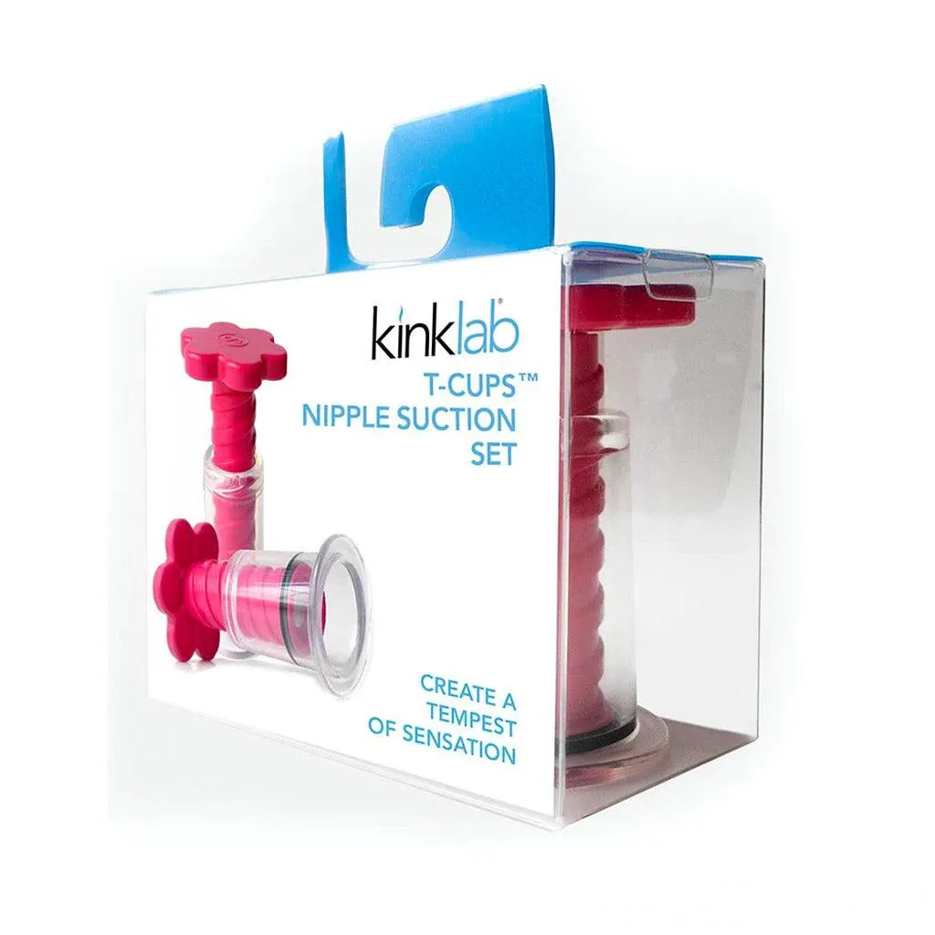 KinkLab T-Cups Nipple Suction Set