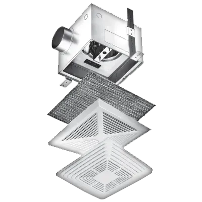 Kitchen Exhaust Fan BK100 XL Series - 176 CFM, 4.5 Sones, 0.10 S.P | CSA® Certified