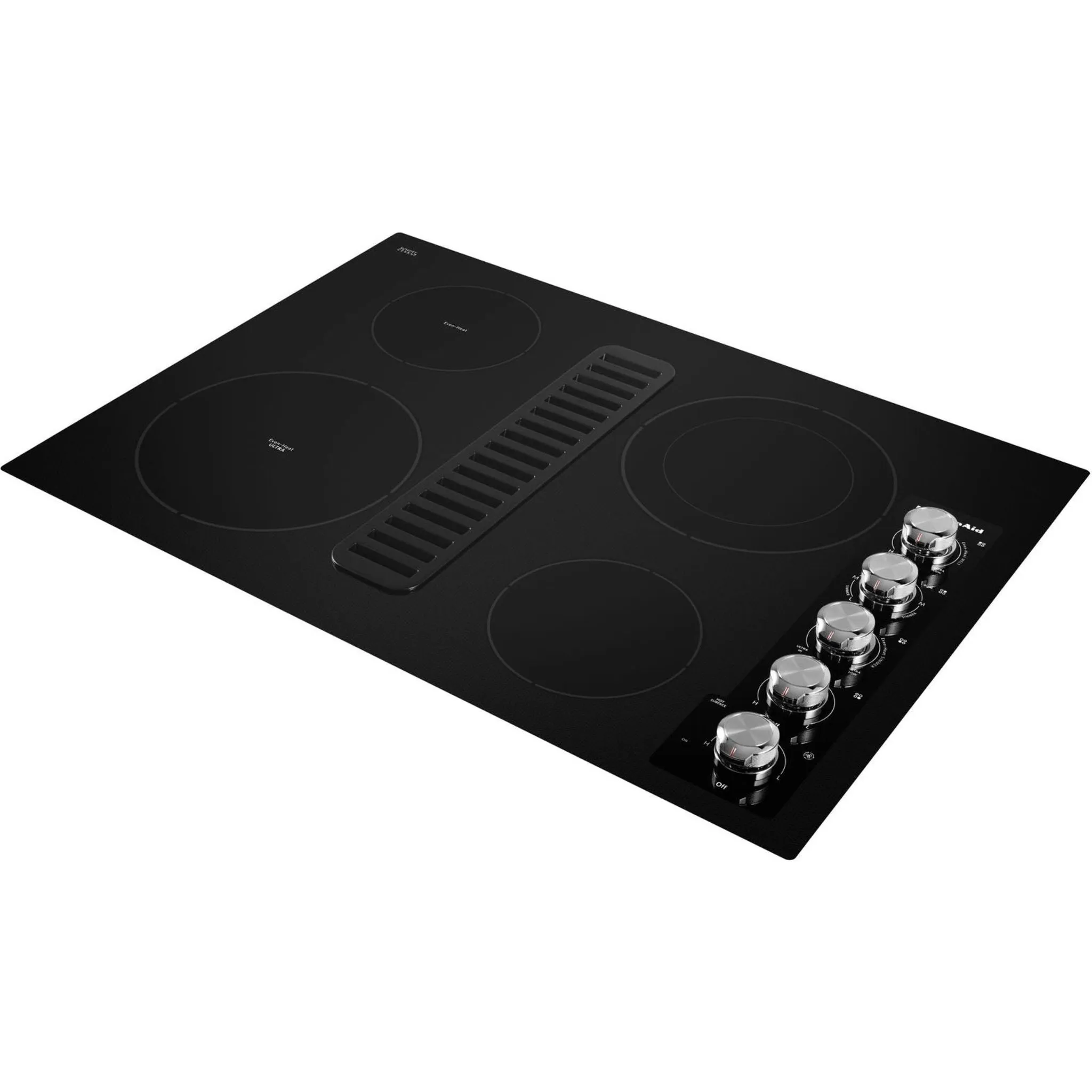 KitchenAid  30" Electric Downdraft Cooktop with 4 Elements (KCED600GBL)