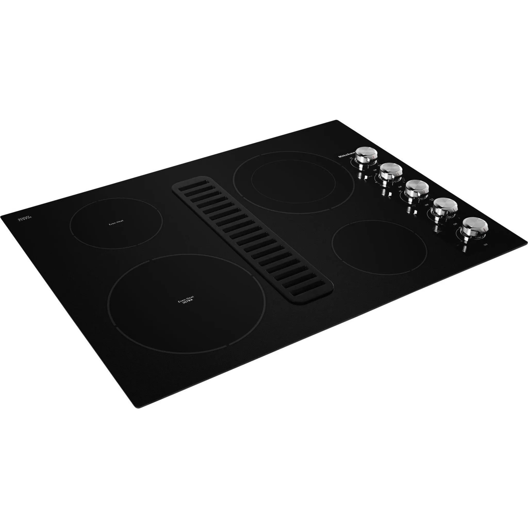 KitchenAid  30" Electric Downdraft Cooktop with 4 Elements (KCED600GBL)