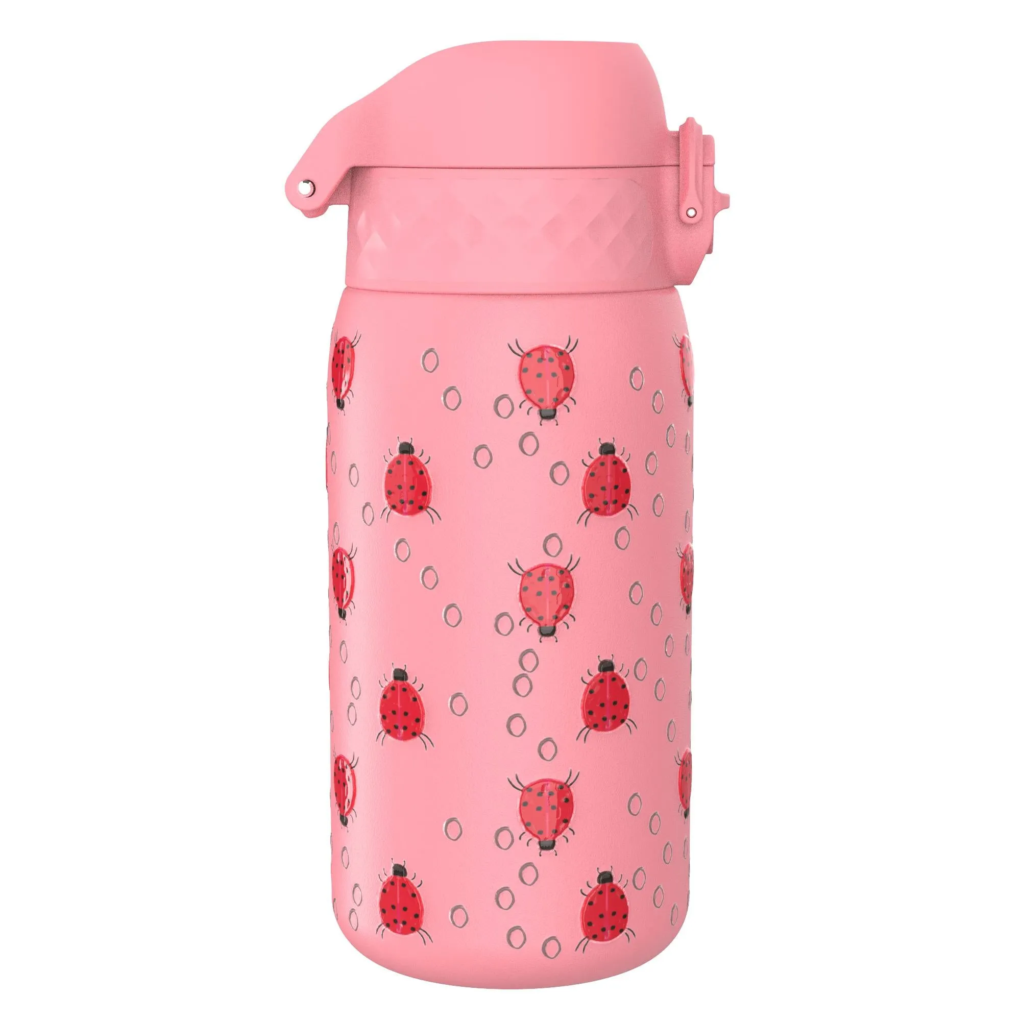 Leak Proof Thermal Steel Water Bottle, Insulated, Ladybugs, 320ml (11oz)