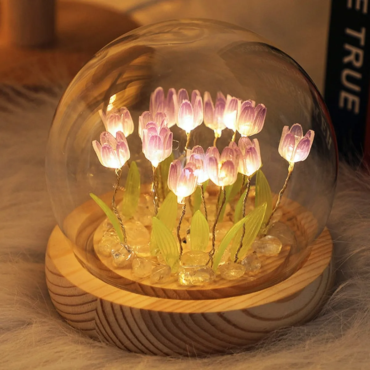 LED Tulip Nightlight Globe