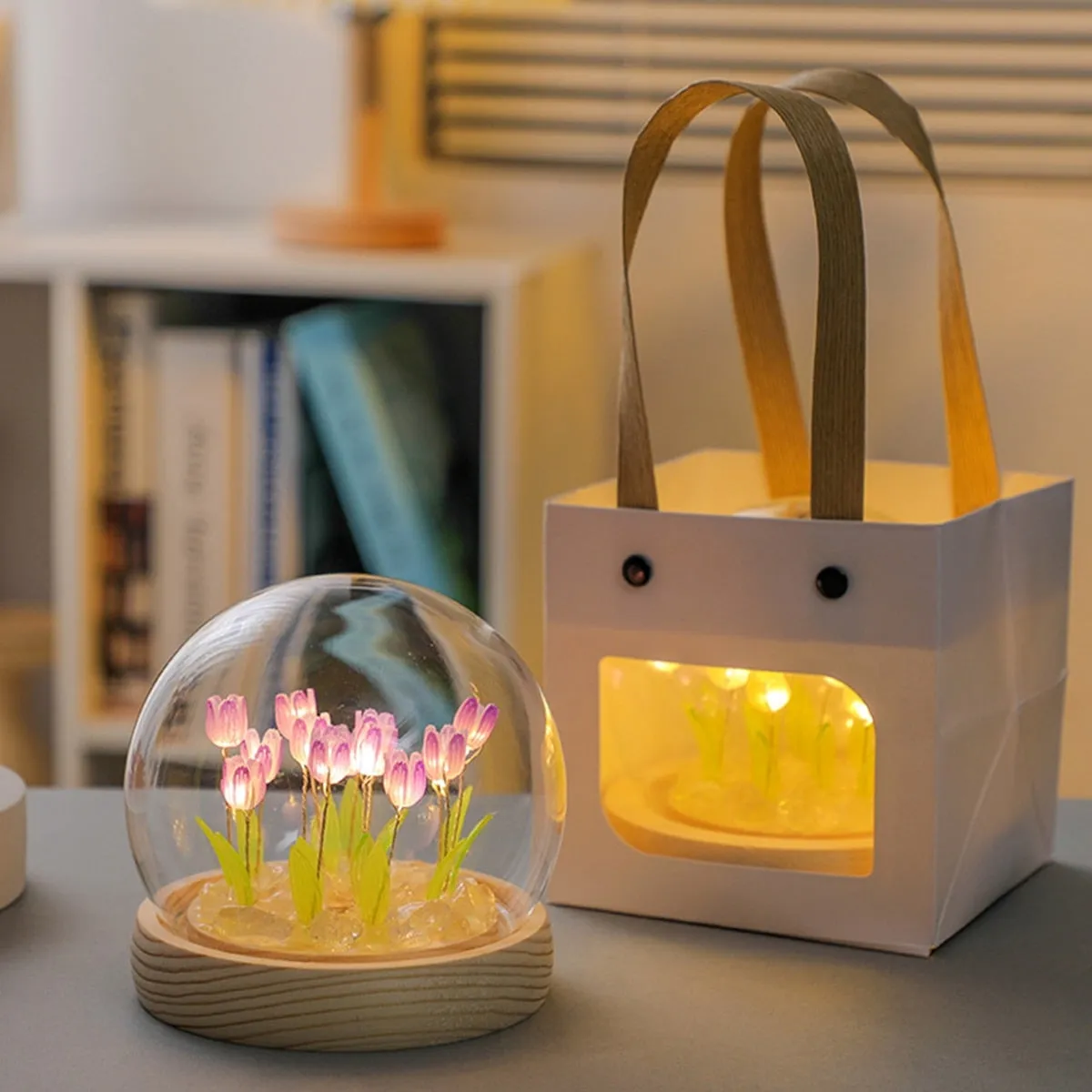 LED Tulip Nightlight Globe