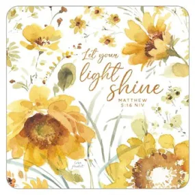 Let Light Shine BOXED COASTER SET 6