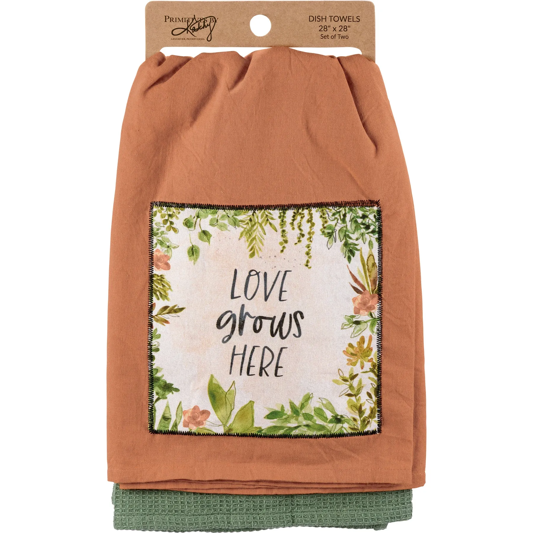 Love Grows Here Kitchen Towel Set