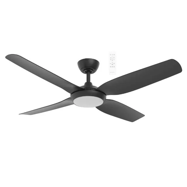 Martec Viper DC 4 1220mm Ceiling Fan with LED Light Matt Black