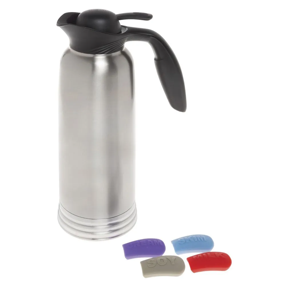 Nella 1L ErgoServ Stainless Steel Creamer Carafe