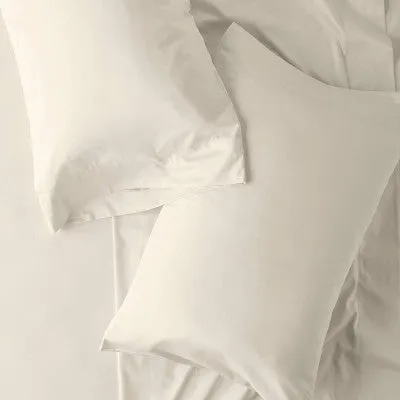 New - Casaluna 300 Thread Count Pillowcase Cotton 40x20 Satin Cooling