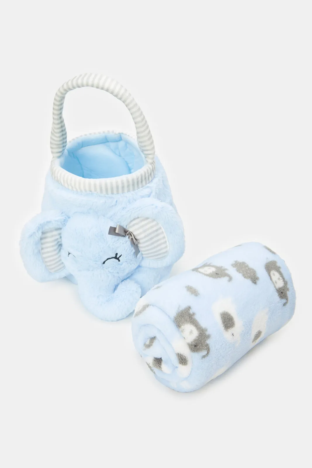 Newborn Blue Printed Gift Set (2 Piece)