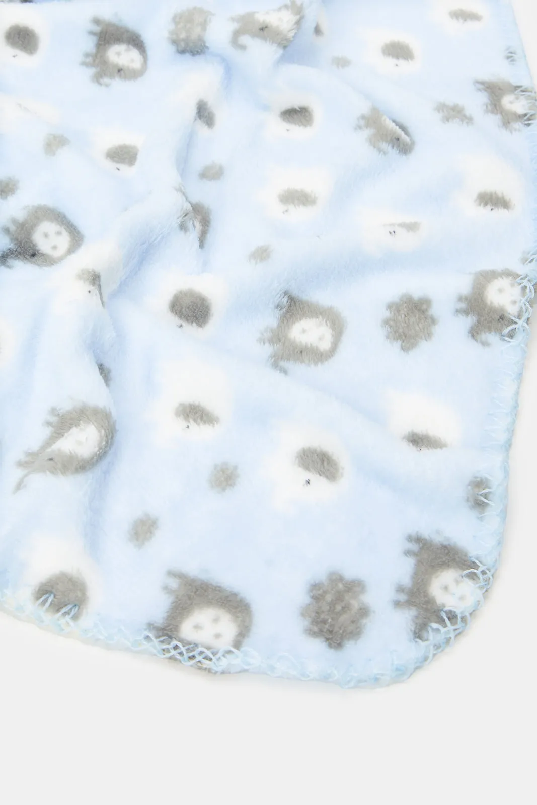 Newborn Blue Printed Gift Set (2 Piece)