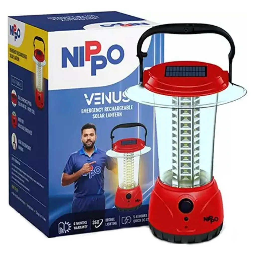 Nippo Venus Emergency Rechargeable Solar Lantern