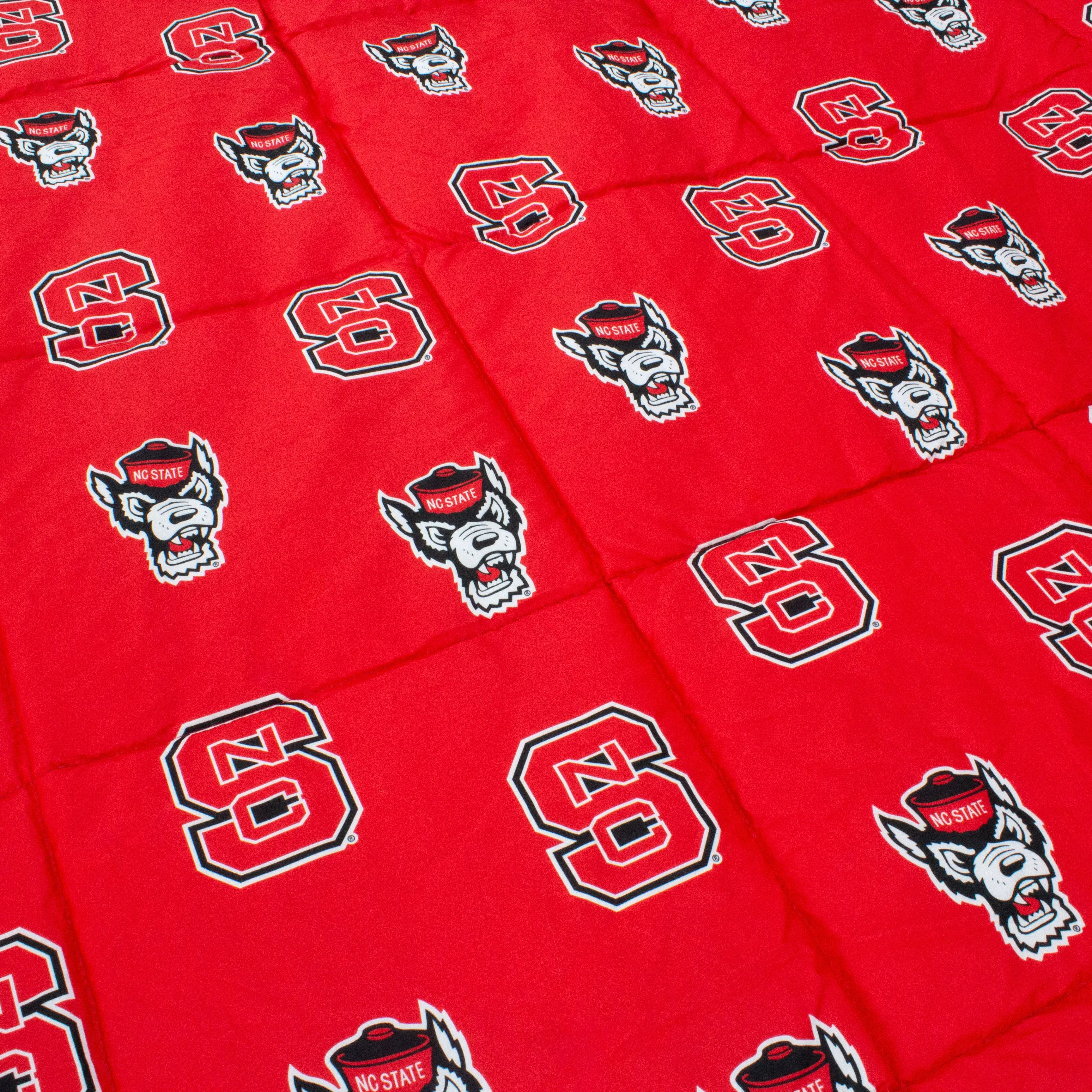 North Carolina State Wolfpack Reversible Big Logo Soft and Colorful Comforter