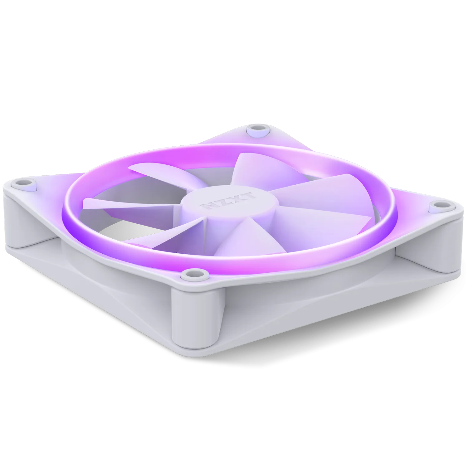 NZXT F120RGB - 120MM RGB HEATSINK FANS - SINGLE (WHITE) RF-R12SF-W1