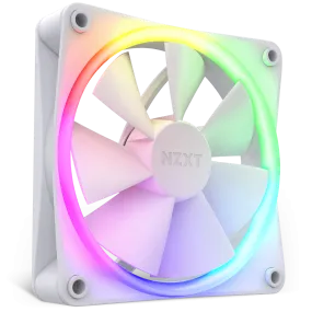 NZXT F120RGB - 120MM RGB HEATSINK FANS - SINGLE (WHITE) RF-R12SF-W1