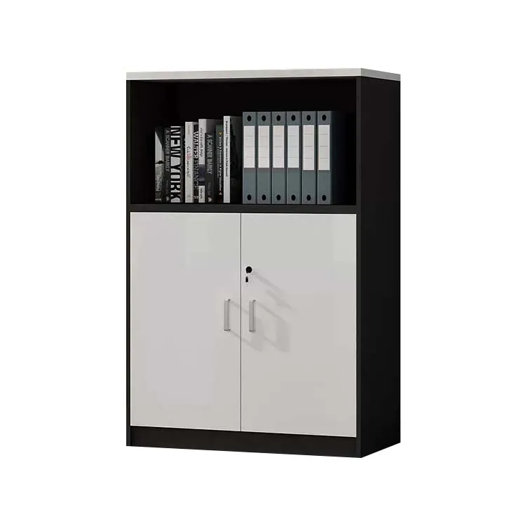 Office Low Cabinet, File Cabinet, Wooden Long Cabinet with Lock