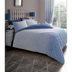 Ohari Ombre Print Duvet Set - Navy