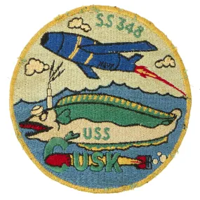 Original 1950s U.S Navy USS Cusk SS-348 Balao Class Submarine 1st Missile Patch