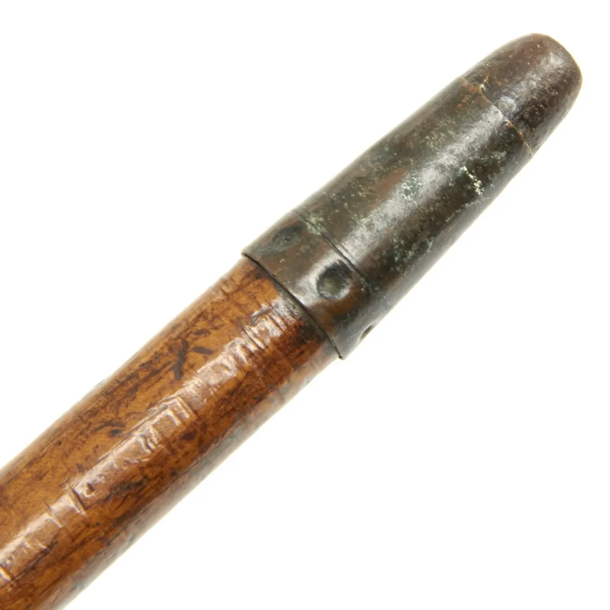 Original British WWI Named Royal Flying Corps Wooden Swagger Stick made from Airplane Propeller