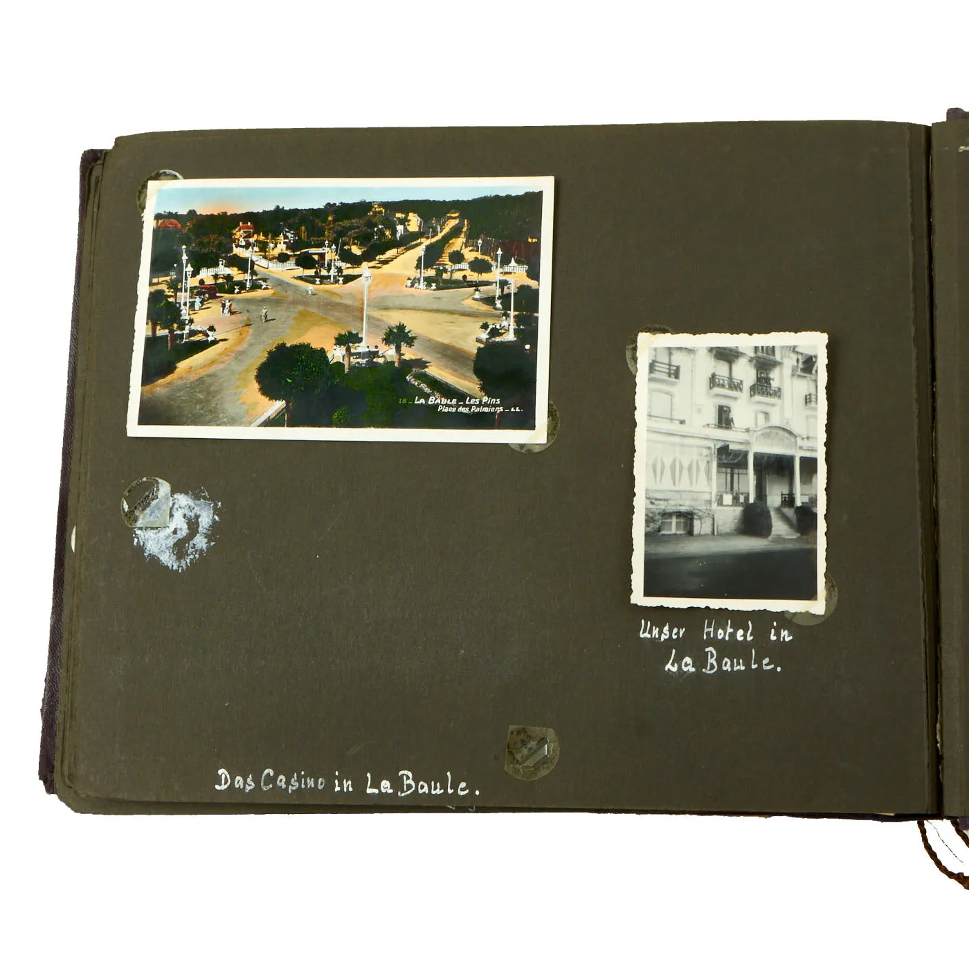 Original German WWII Kriegsmarine U-751 Photo Album Featuring Pictures of Grand Admiral Raeder - Over 222 Photos, Postcards and Newspaper Clippings