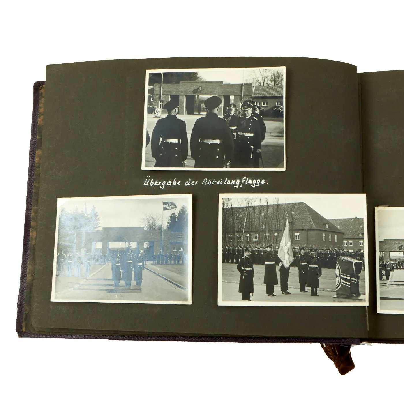 Original German WWII Kriegsmarine U-751 Photo Album Featuring Pictures of Grand Admiral Raeder - Over 222 Photos, Postcards and Newspaper Clippings