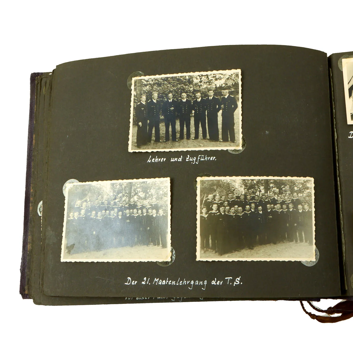 Original German WWII Kriegsmarine U-751 Photo Album Featuring Pictures of Grand Admiral Raeder - Over 222 Photos, Postcards and Newspaper Clippings