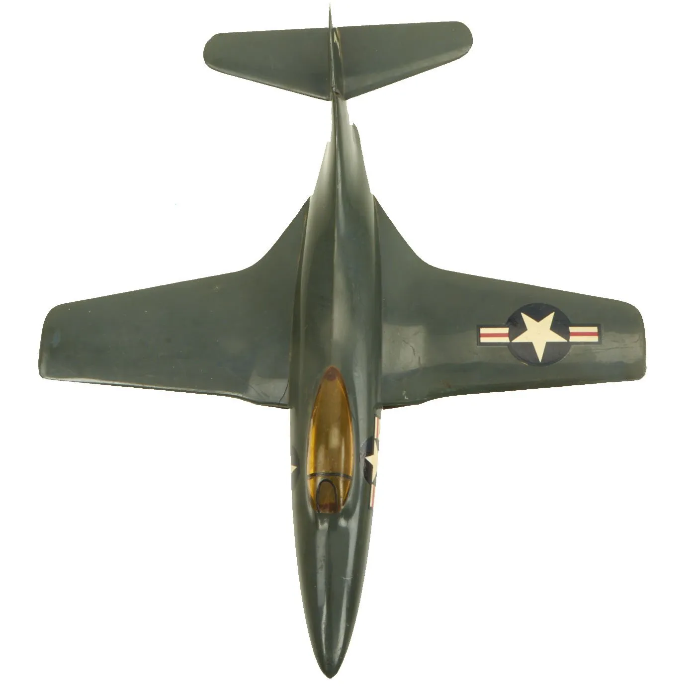 Original Set of Three 1950s U.S. Military Airplane Recognition Desk Models by Topping Models