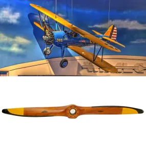 Original U.S. WWII Boeing-Stearman PT-17 "Kaydet" Trainer Wood Airplane Propeller by Sensenich Bros - 98 Inches