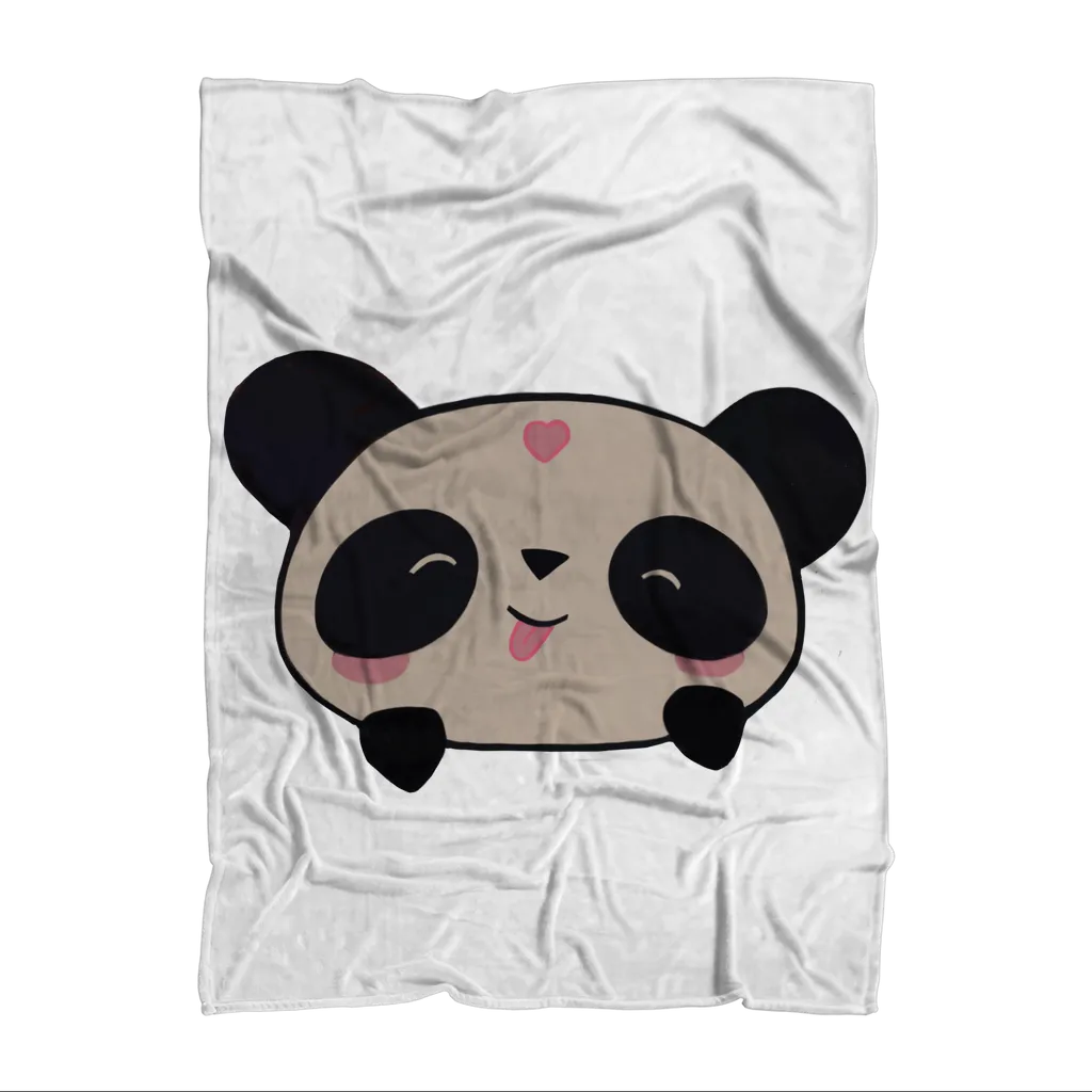 Panda Sublimation Throw Blanket