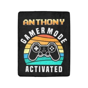 Personalized Gaming Blanket - Custom with Name