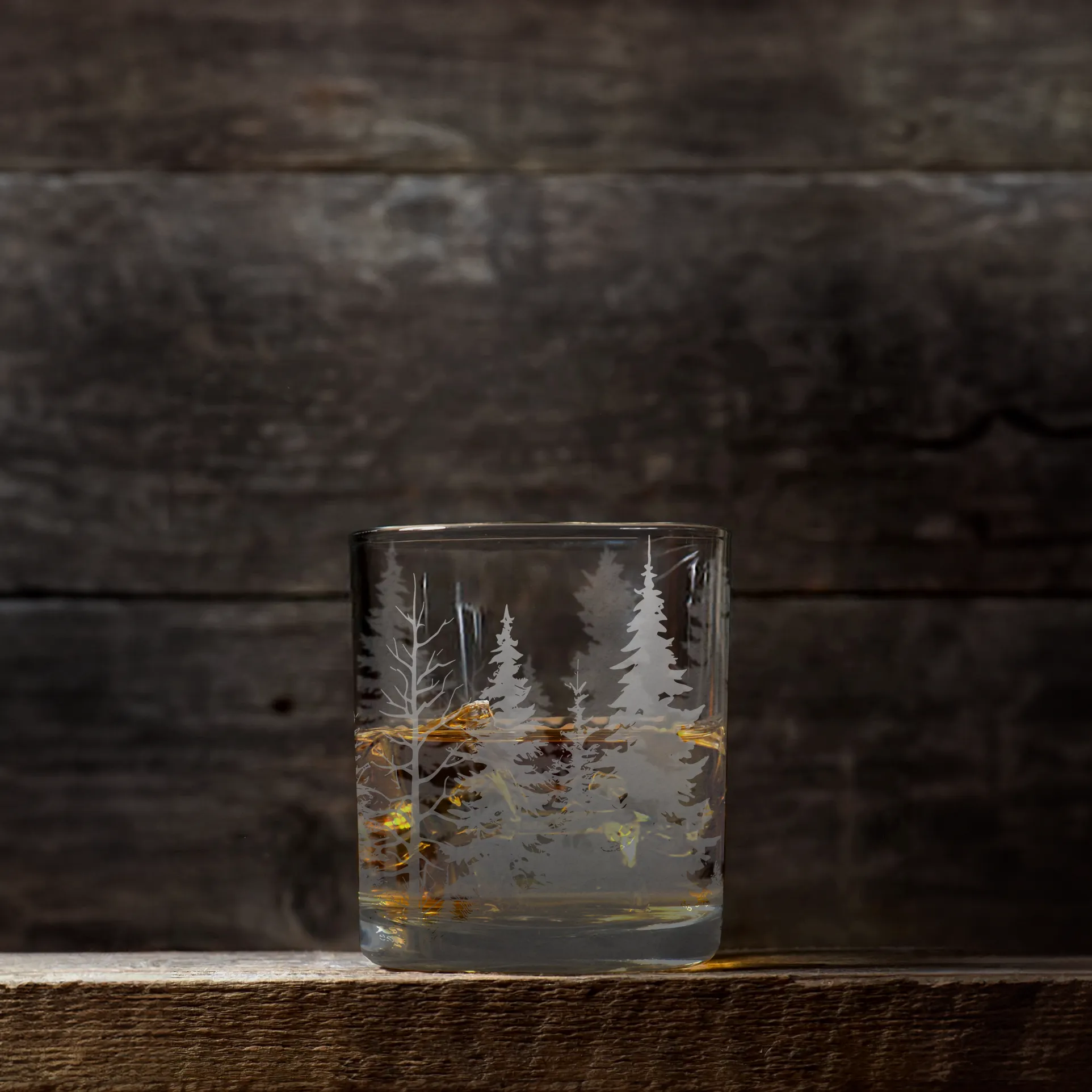 PINE FOREST Whiskey Glass by Lumengrave