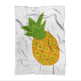 Pineapple Sublimation Throw Blanket