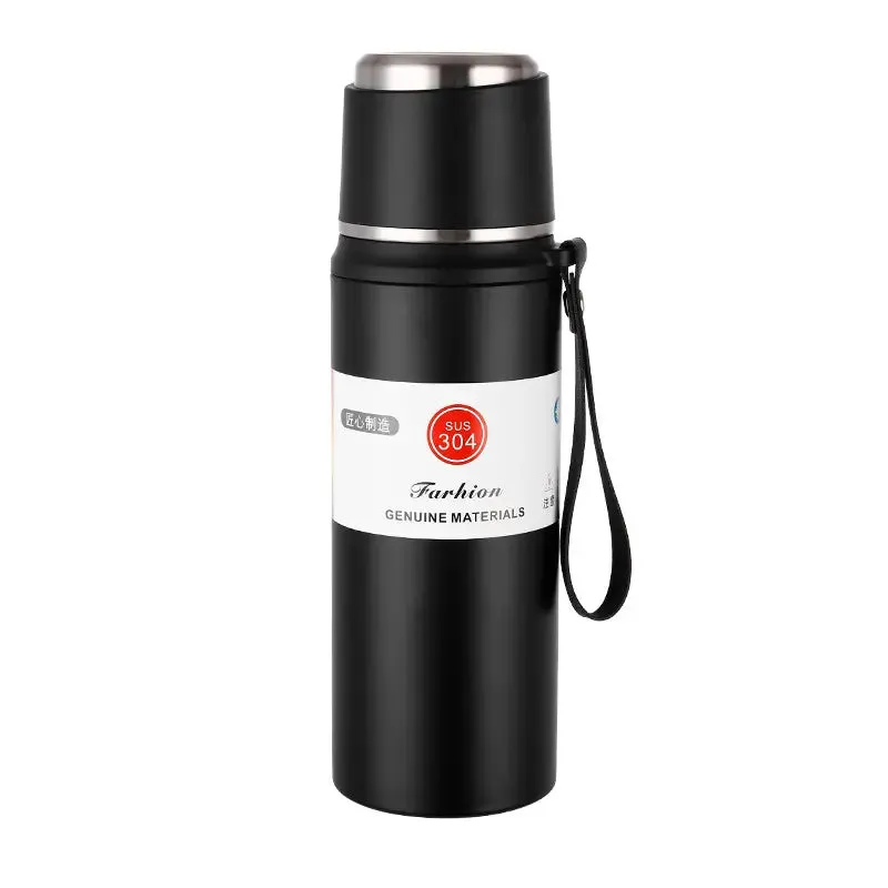 Plain Coloured Vacuum Insulated Water Bottle | Stainless Steel Thermos Flask