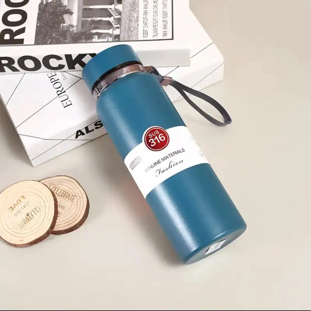 Plain Coloured Vacuum Insulated Water Bottle | Stainless Steel Thermos Flask