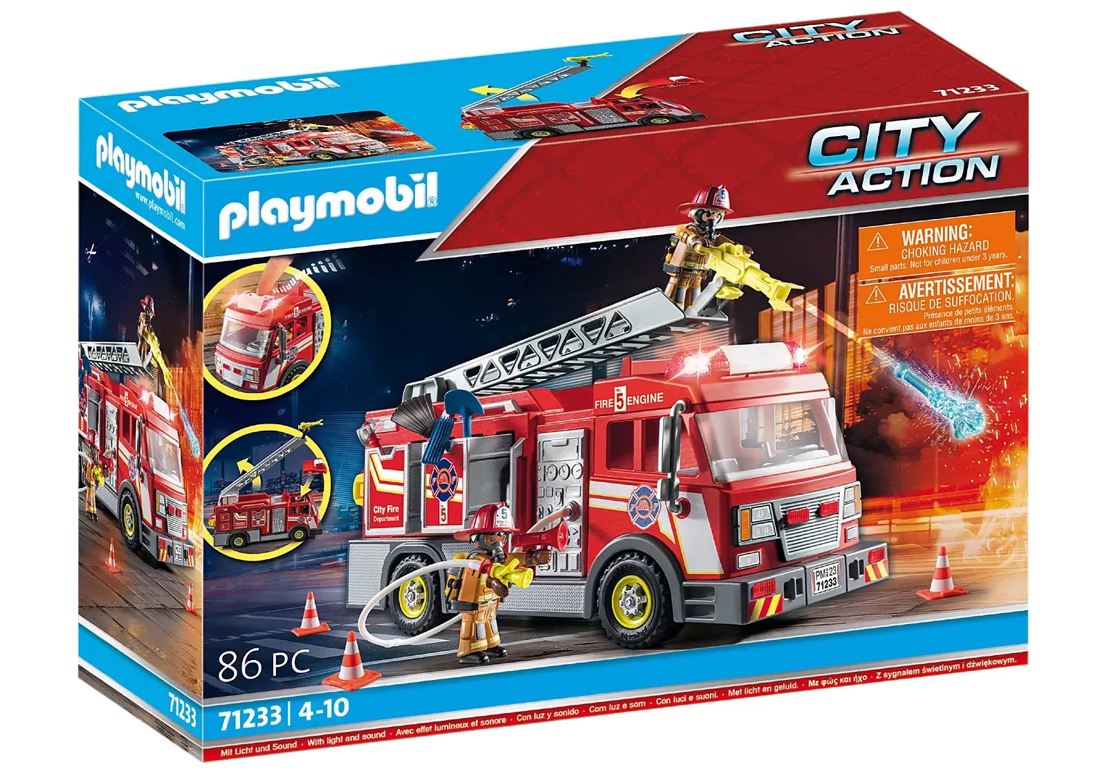 Playmobil City Action Rescue Fire Truck