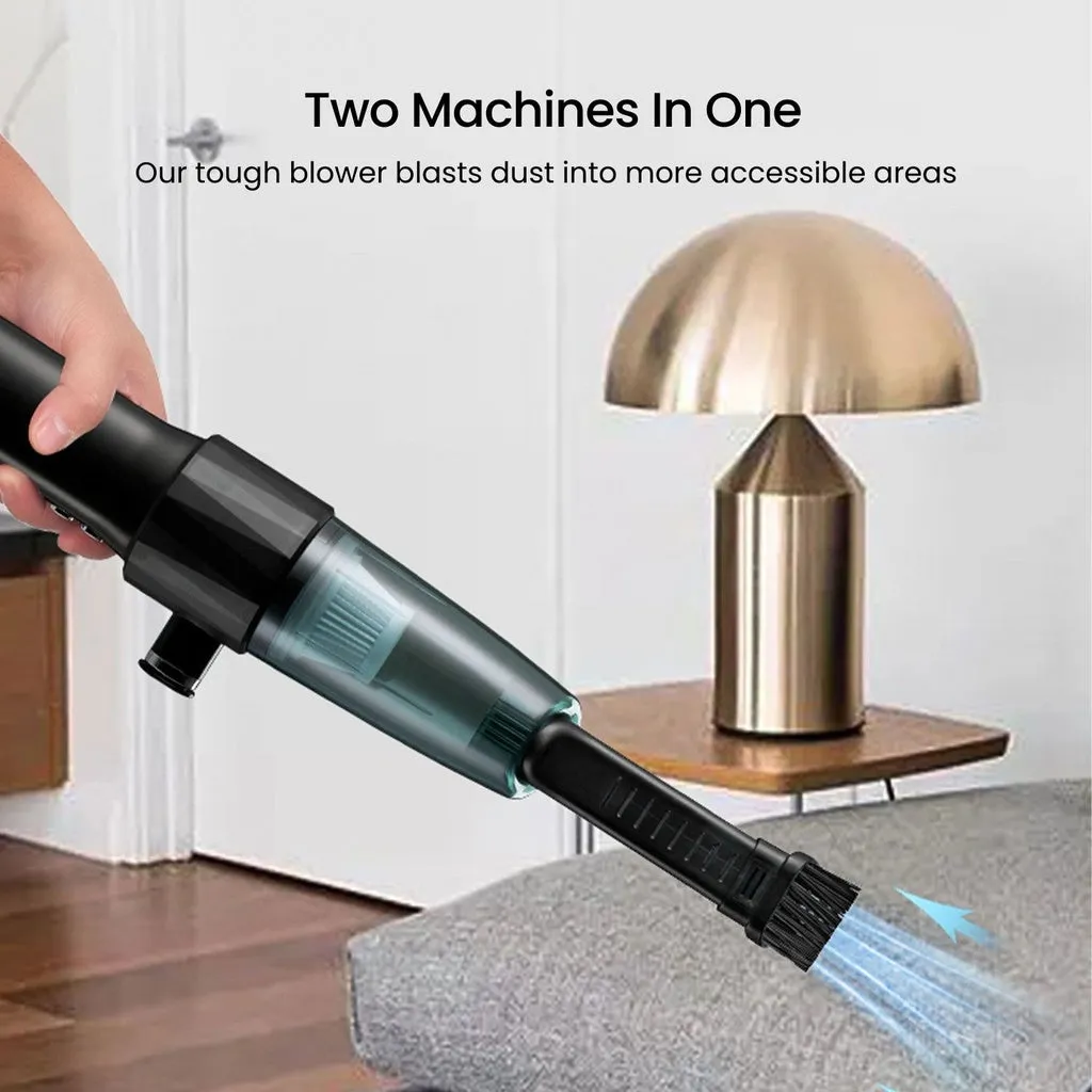 Powerful 45000rpm Cordless Air Duster Vacuum, 2-Speed, 10000mAh